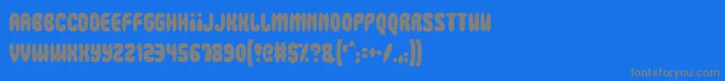 Squidgy Slimes Font – Gray Fonts on Blue Background
