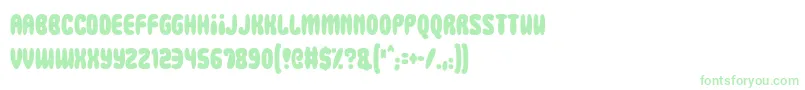 Squidgy Slimes Font – Green Fonts on White Background