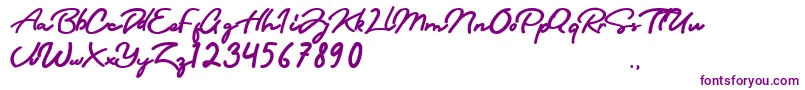 Sri Kandi-Schriftart – Violette Schriften
