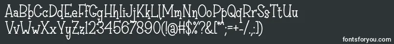 フォントSri Muliyo Font by Rifki 7NTypes – 白い文字