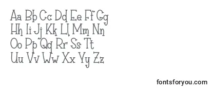 Überblick über die Schriftart Sri Muliyo Font by Rifki 7NTypes
