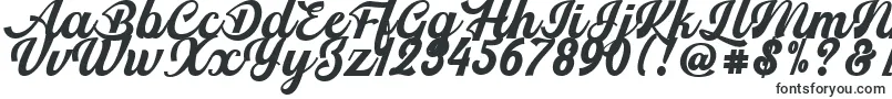 Шрифт Srikandy – широкие шрифты