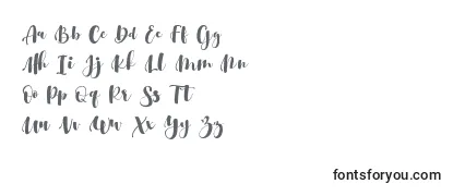 Srikonitta Script Two   Dafont-fontti