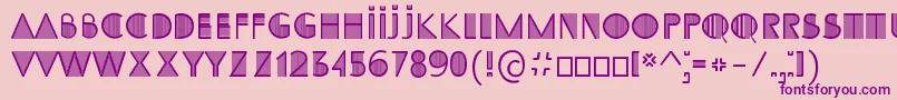 fuente SS Adec2 0 initials – Fuentes Moradas Sobre Fondo Rosa