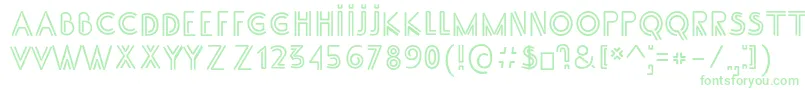 SS Adec2 0 main Font – Green Fonts on White Background