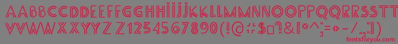 SS Adec2 0 main Font – Red Fonts on Gray Background