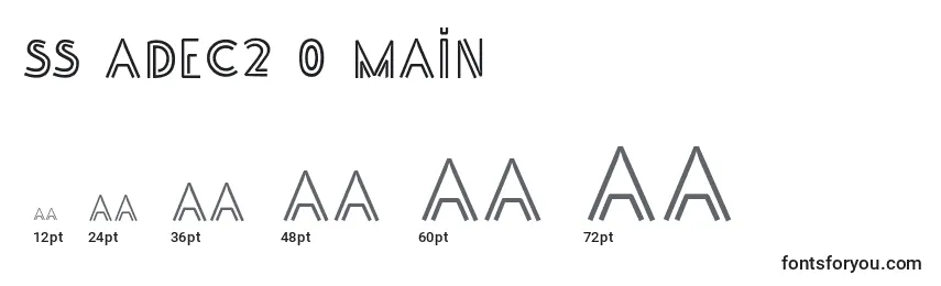 SS Adec2 0 main Font Sizes