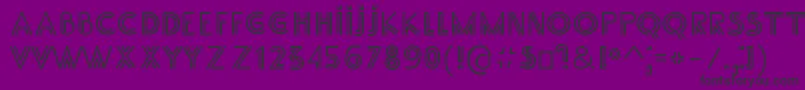 SS Adec2 0 main Font – Black Fonts on Purple Background