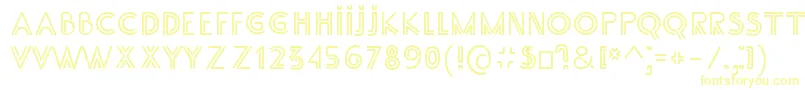 Шрифт SS Adec2 0 main – жёлтые шрифты