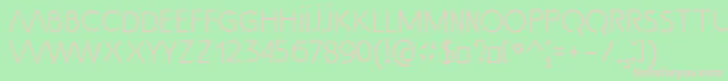 SS Adec2 0 text Font – Pink Fonts on Green Background