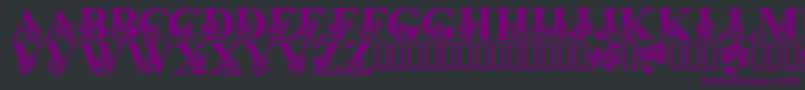 LmsAmericaLsf Font – Purple Fonts on Black Background
