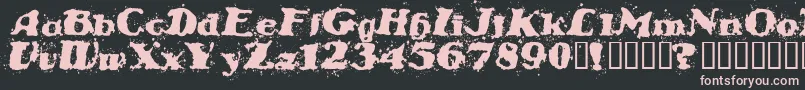 STABN    Font – Pink Fonts on Black Background