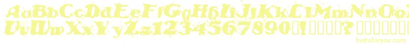 Подробнее о шрифте STABN Шрифт STABN – жёлтые шрифты