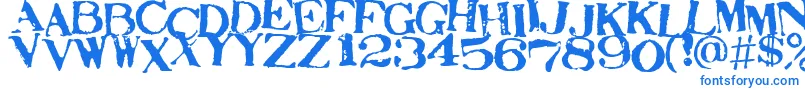 STAMAJ   Font – Blue Fonts on White Background