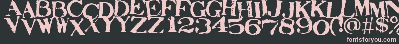 STAMAJ   Font – Pink Fonts on Black Background