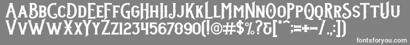 Stanley DEMO Font – White Fonts on Gray Background