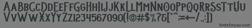 Stanley DEMO Font – Black Fonts on Gray Background