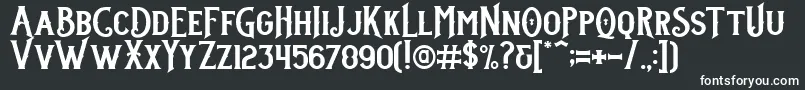 Stanley DEMO Font – White Fonts on Black Background