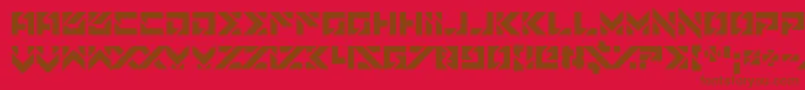 Lisätietoja Star Doors-fontista Star Doors-fontti – ruskeat fontit punaisella taustalla