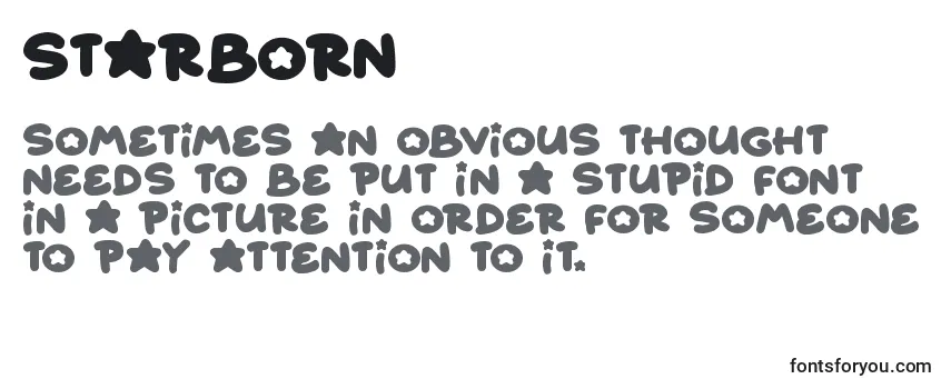Шрифт Starborn