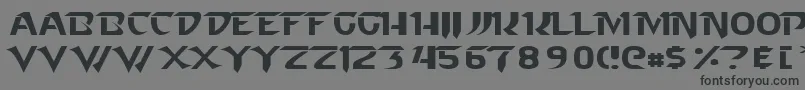 Starcraft Normal Font – Black Fonts on Gray Background