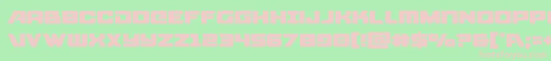 starcruiser Font – Pink Fonts on Green Background