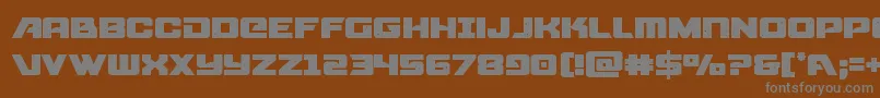 Шрифт starcruiser – серые шрифты на коричневом фоне