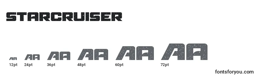 Starcruiser (141833) Font Sizes