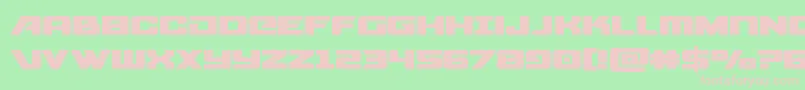 starcruiserexpand Font – Pink Fonts on Green Background