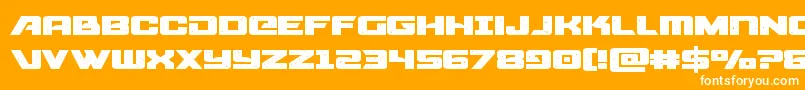 starcruiserexpand Font – White Fonts on Orange Background