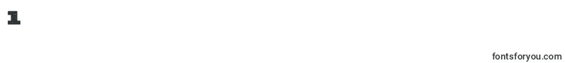 フォントstarcruiserexpanded – フォント数字1