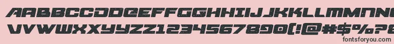 starcruiserexpandsemital Font – Black Fonts on Pink Background