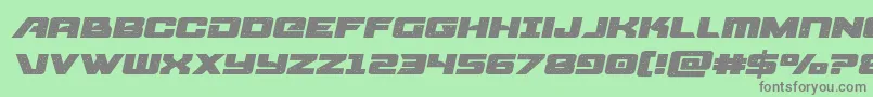 starcruiserexpandsemital Font – Gray Fonts on Green Background