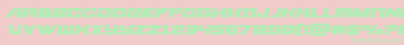 starcruiserexpandsemital Font – Green Fonts on Pink Background