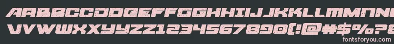 starcruiserexpandsemital Font – Pink Fonts on Black Background