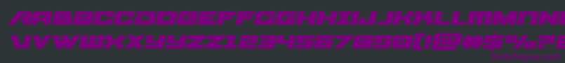 starcruiserexpandsemital Font – Purple Fonts on Black Background