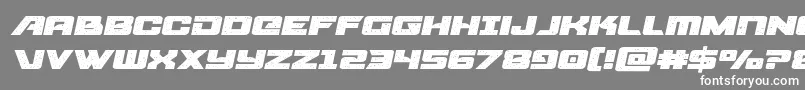 starcruiserexpandsemital Font – White Fonts on Gray Background