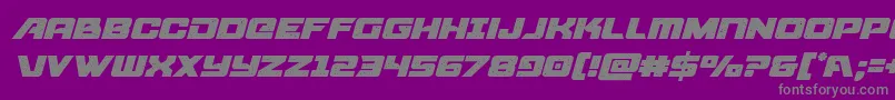 Шрифт starcruiserital – серые шрифты на фиолетовом фоне