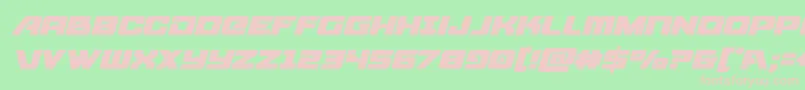 starcruiserital Font – Pink Fonts on Green Background