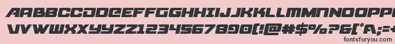 starcruisersemital Font – Black Fonts on Pink Background