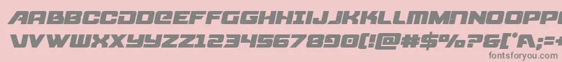 starcruisersemital Font – Gray Fonts on Pink Background