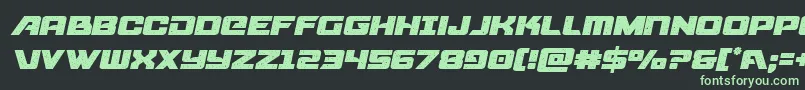 starcruisersemital Font – Green Fonts on Black Background