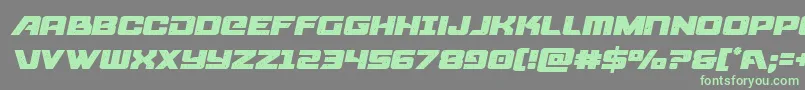 starcruisersemital Font – Green Fonts on Gray Background