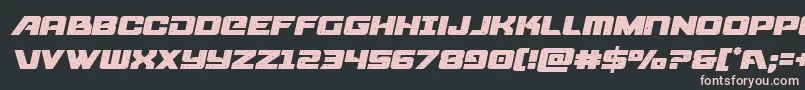starcruisersemital Font – Pink Fonts on Black Background
