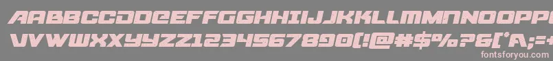 starcruisersemital Font – Pink Fonts on Gray Background