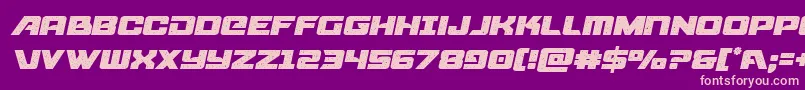 starcruisersemital Font – Pink Fonts on Purple Background