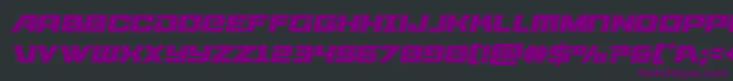 starcruisersemital Font – Purple Fonts on Black Background