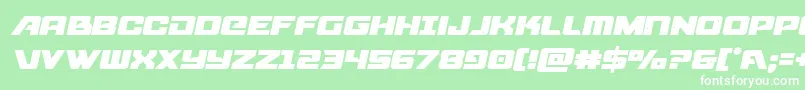 starcruisersemital Font – White Fonts on Green Background