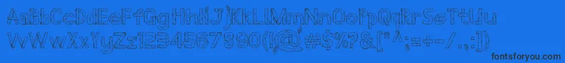 Stardew Valley Regular Font – Black Fonts on Blue Background