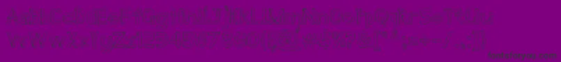 Шрифт Stardew Valley Regular – чёрные шрифты на фиолетовом фоне